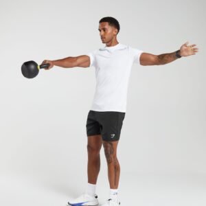 GYMSHARK ARRIVAL T-SHIRT BLANC – Image 5