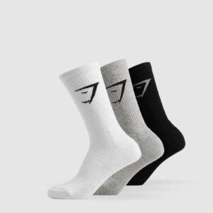 GYMSHARK SOCKS 3PK- – Image 1