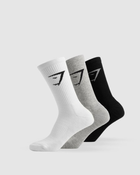 GYMSHARK SOCKS 3PK- - My Authentic Store