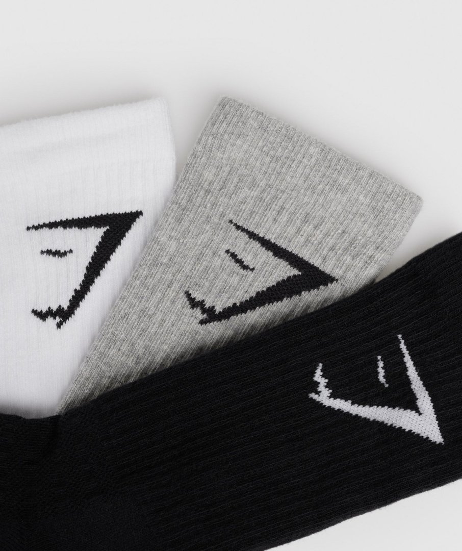 GYMSHARK SOCKS 3PK- - My Authentic Store