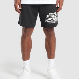 LIFTING CLUB APPAREL GRAPHIC SHORTS – Image 1