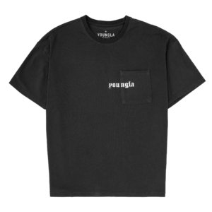 POCKET T-SHIRT YOUNGLA BLACK – Image 2