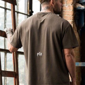 POCKET T-SHIRT YOUNGLA BROWN – Image 3