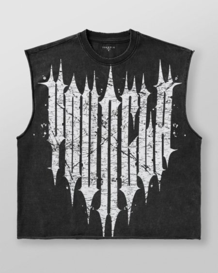 YOUNGLA -Tank Revenge Crop Cut-Offs - My Authentic Store