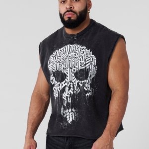 YOUNGLA -Tank Slayer Slub Cut-Off – Image 1