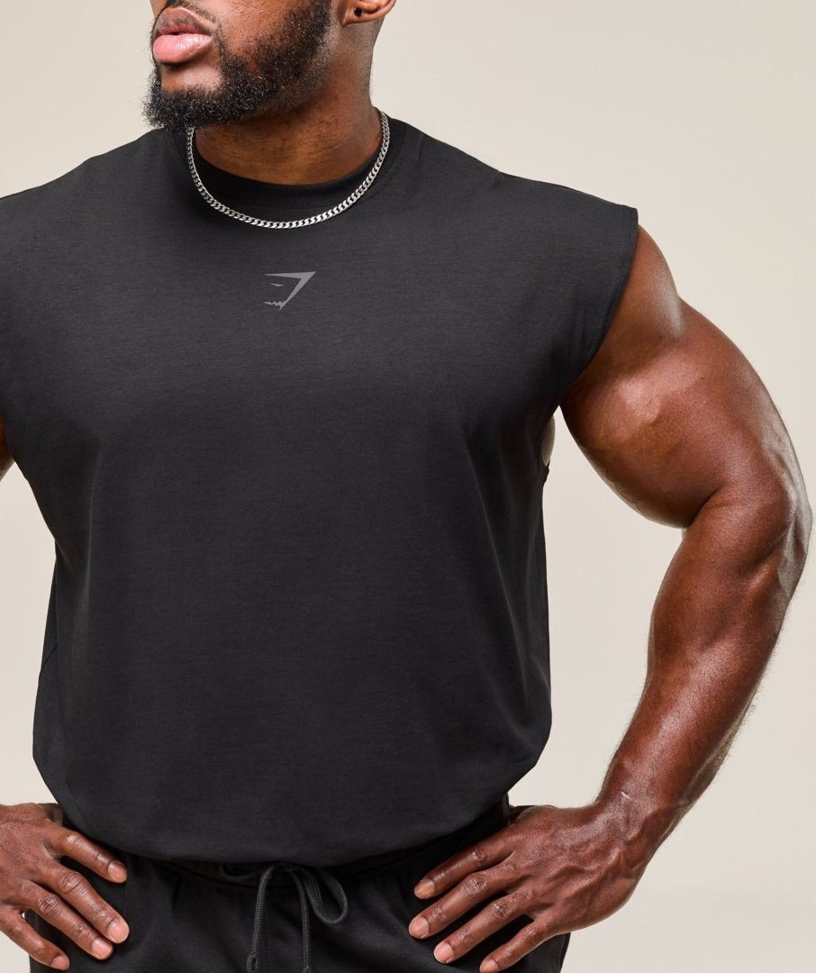 POWER CUT OFF TANK BLACK - My Authentic Store