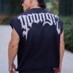 DROP SHOULDER CUT OFF YOUNGLA