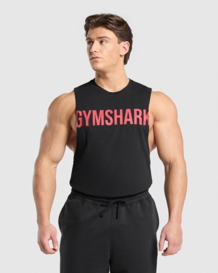 tank drop arm prime red Gymshark Maroc — 100% authentique