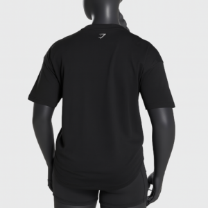 Lifting Essentials Graphic Oversized T-Shirt - Black ( Produit pour Femme ) – Image 3