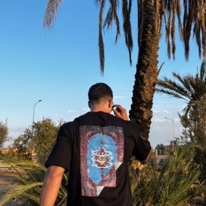 T-SHIRT TAPIS PALESTINE OVERSIZE UNISEX AUTHENTICxSAW – Image 3