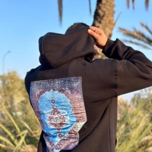 AUTHENTICxSAW HOODIE TAPIS PALESTINE OVERSIZE UNISEX – Image 1