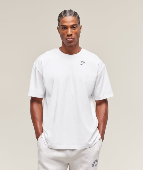 ESSENTIAL OVERSIZED T-SHIRT BLANC