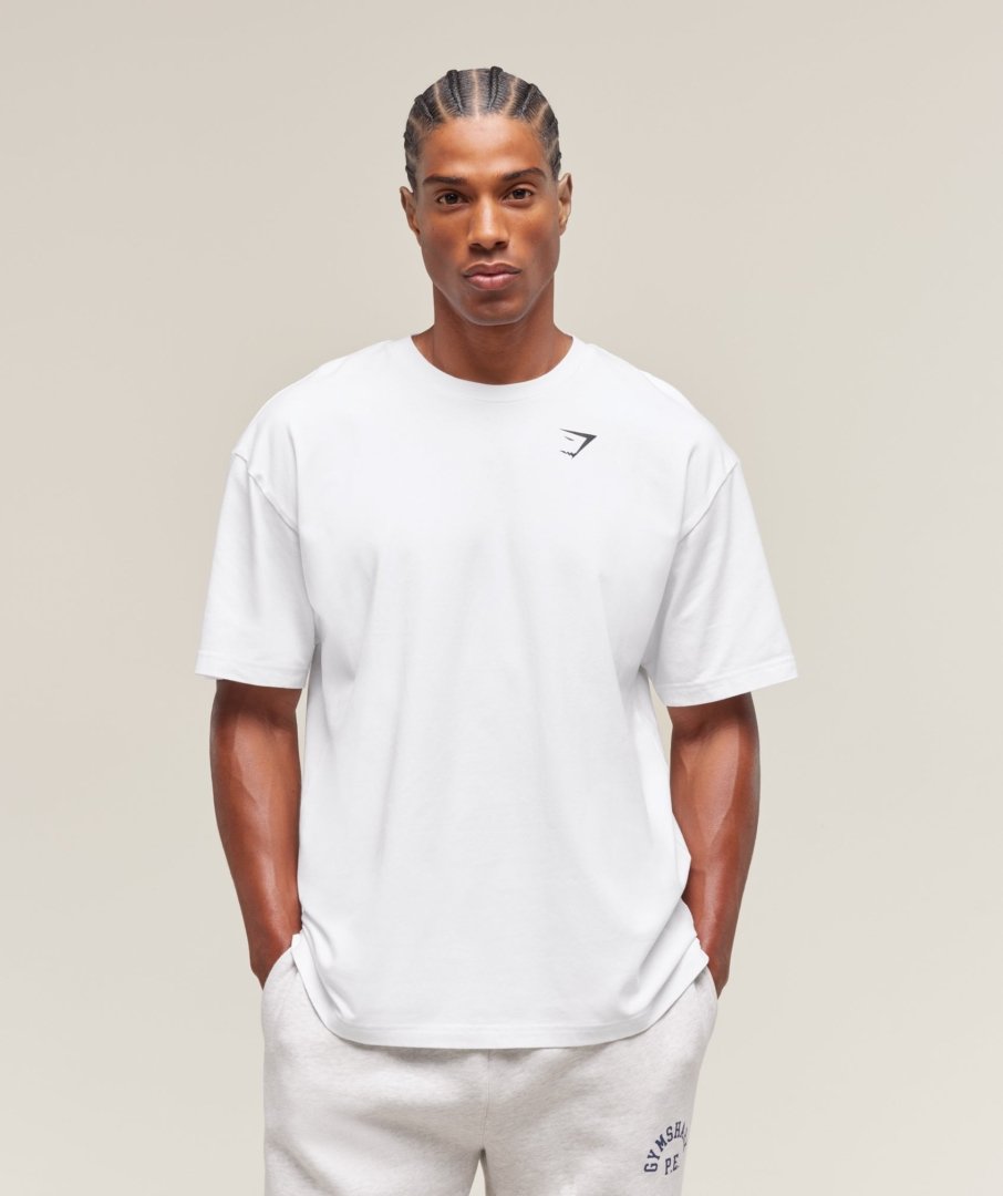 ESSENTIAL OVERSIZED T-SHIRT BLANC