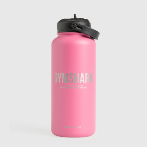 METAL INSULATED BOTTLE 1L WITH STRAW – Image 1