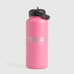 metal insulated bottle 1l with Gymshark Maroc — 100% authentique