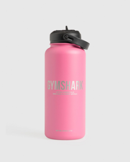 metal insulated bottle 1l with Gymshark Maroc — 100% authentique