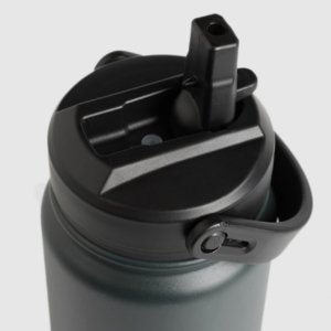 BOUTEILLE ISOTHERME EN MÉTAL AVEC PAILLE ( HOT/COLD ) – Image 3