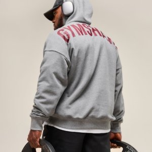 POWER HOODIE Charcoal Core Marl – Image 4