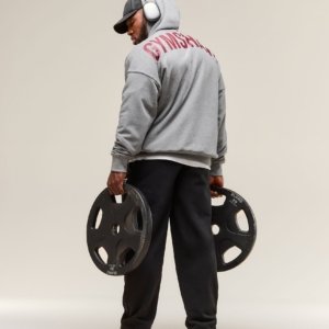 POWER HOODIE Charcoal Core Marl – Image 5