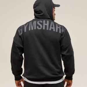 POWER HOODIE BLACK – Image 1