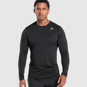 ARRIVAL LONG SLEEVE T-SHIRT BLACK – Image 1
