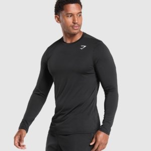 ARRIVAL LONG SLEEVE T-SHIRT BLACK – Image 2