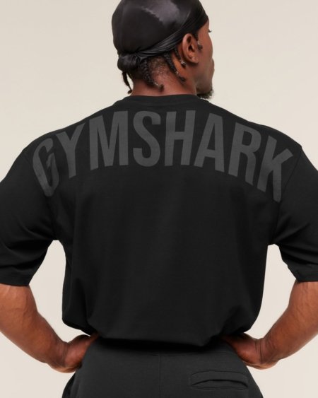 POWER T-SHIRT BLACK/BLACK - My Authentic Store