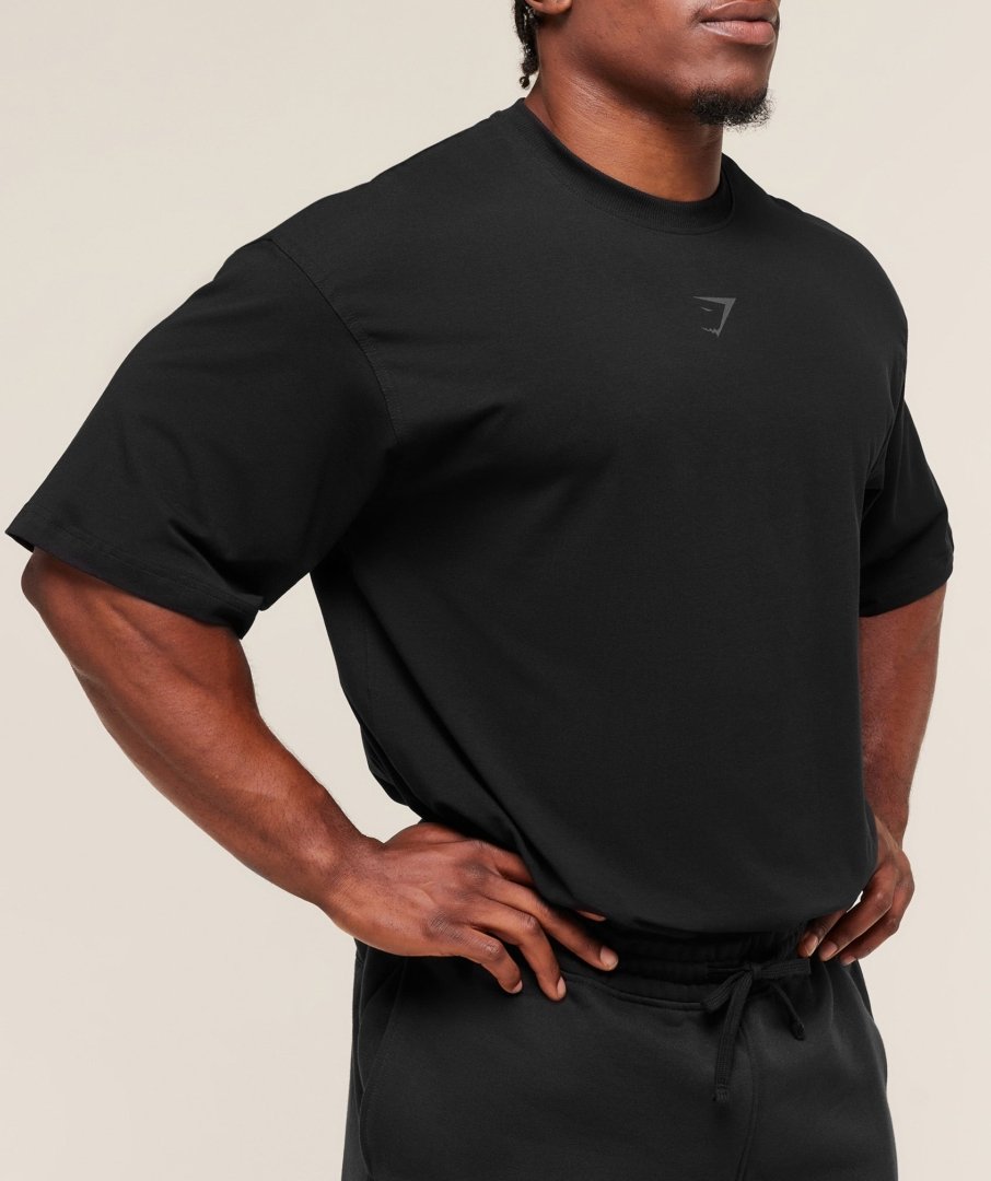 POWER T-SHIRT BLACK/BLACK - My Authentic Store