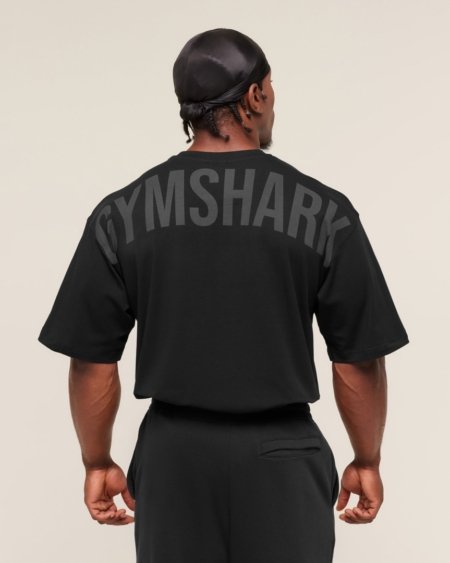 POWER T-SHIRT BLACK/BLACK - My Authentic Store