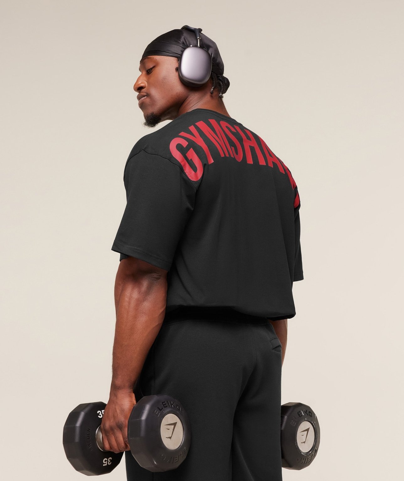 POWER T-SHIRT BLACK/RED - My Authentic Store