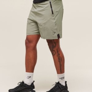 TACTICAL 6" SHORT - CHALK GREEN – Image 1