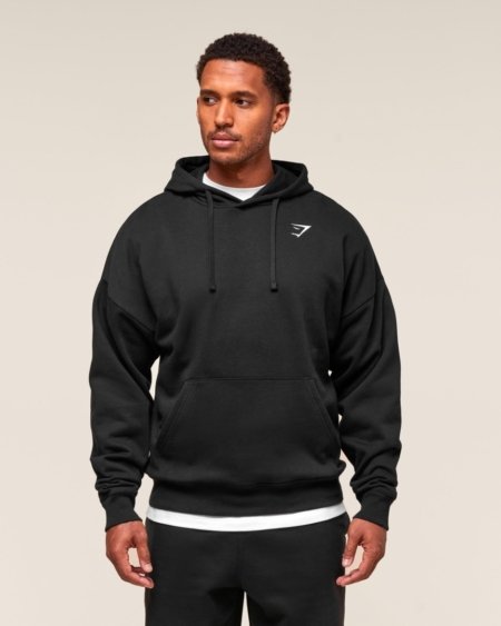 HOODIE CREST BLACK - My Authentic Store
