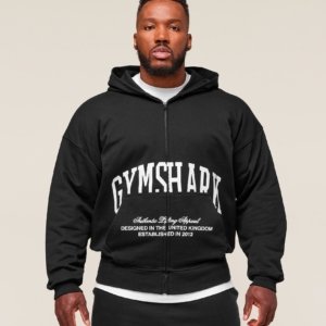 HOODIE COLLEGIATE SCRIPT ZIP UP – Image 1