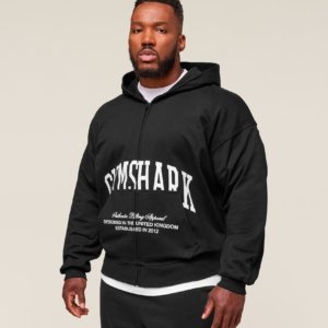 HOODIE COLLEGIATE SCRIPT ZIP UP – Image 4