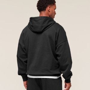HOODIE WORN BLACK – Image 3