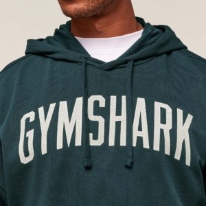 HOODIE WORN BLUE PETROL – Image 3