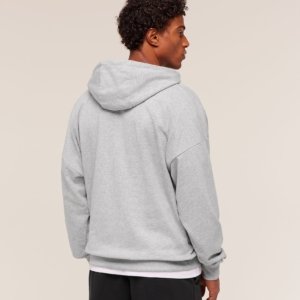 HOODIE WORN GREY – Image 3