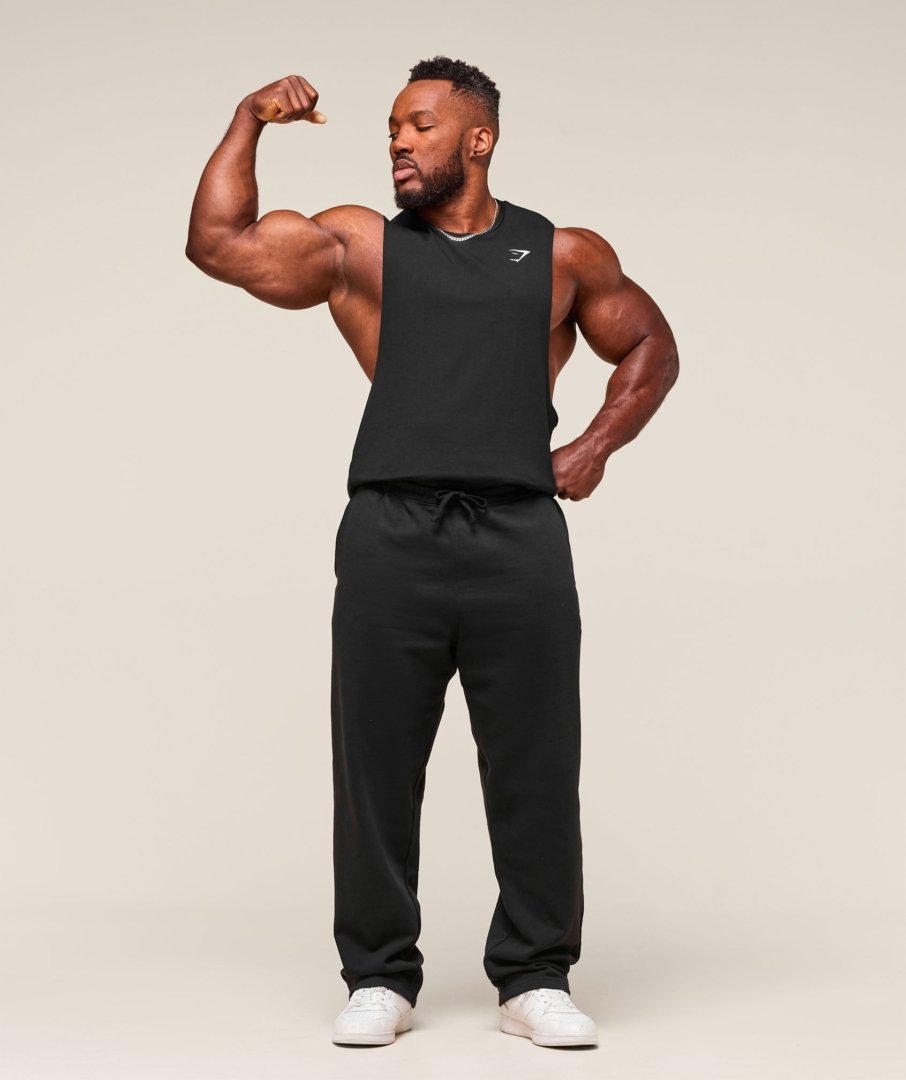 DROP ARM TANK BLACK - My Authentic Store