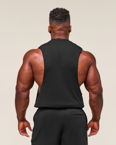 DROP ARM TANK BLACK - My Authentic Store