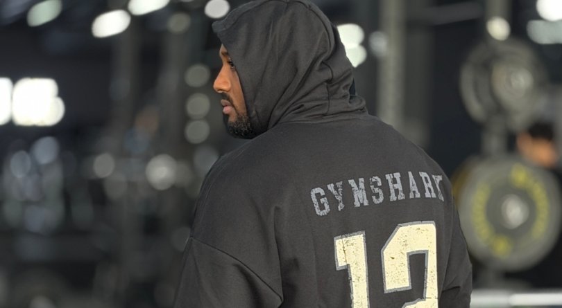 ensemble sport Gymshark hoodie arrière musculation