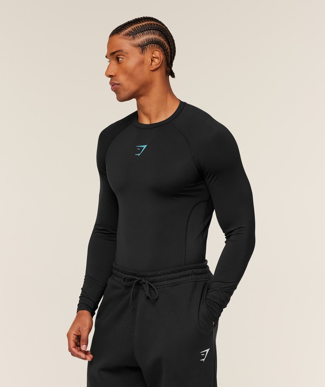 BASELAYER LONGSLEEVE BLUE COMPRESSION - My Authentic Store