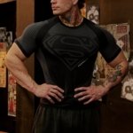 YOUNGLA-SUPERMAN COMPRESSION TEES - My Authentic Store
