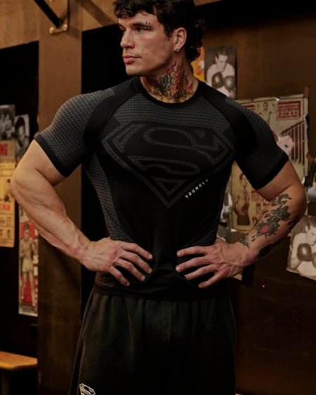 YOUNGLA-SUPERMAN COMPRESSION TEES - My Authentic Store
