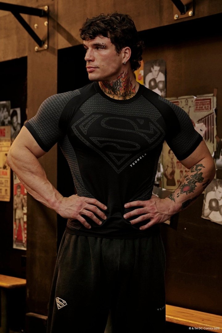 YLA5.3011_0420609c-b752-4655-93ae-dd6701dc7cf6 YOUNGLA-SUPERMAN COMPRESSION TEES - My Authentic Store