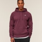 HOODIE CREST BURGUNDY