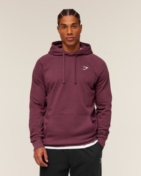 HOODIE CREST BURGUNDY - My Authentic Store