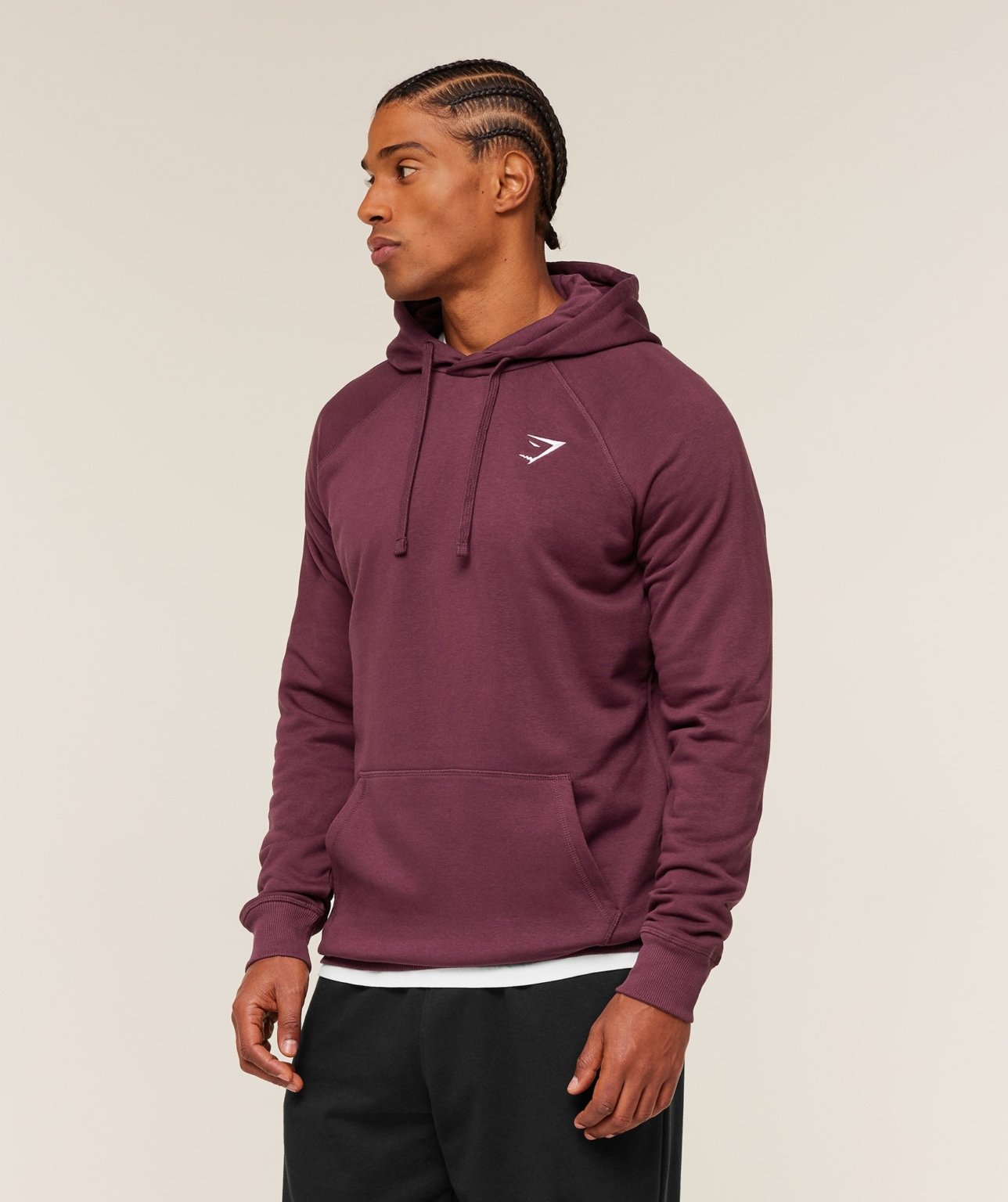 HOODIE CREST BURGUNDY - My Authentic Store