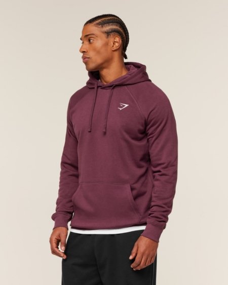 HOODIE CREST BURGUNDY - My Authentic Store