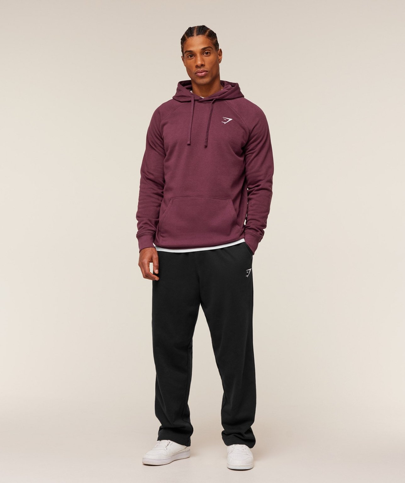 HOODIE CREST BURGUNDY - My Authentic Store
