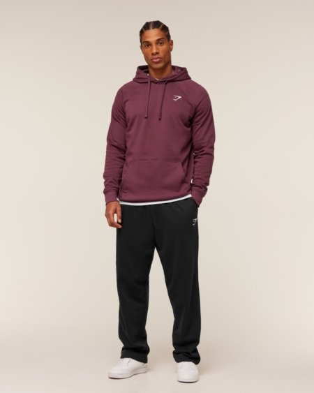 HOODIE CREST BURGUNDY - My Authentic Store